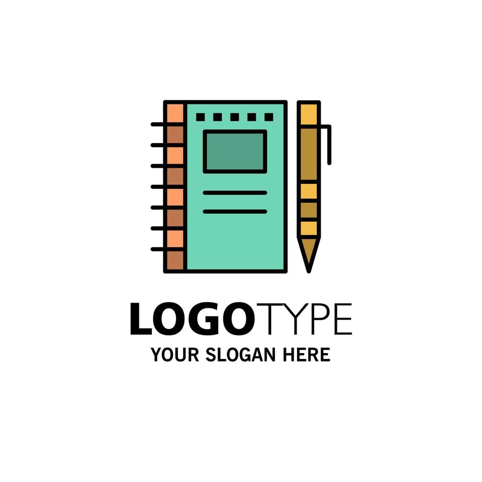 Sketch Notebook Drawing Notebook Pencil Sketch Business Logo Template