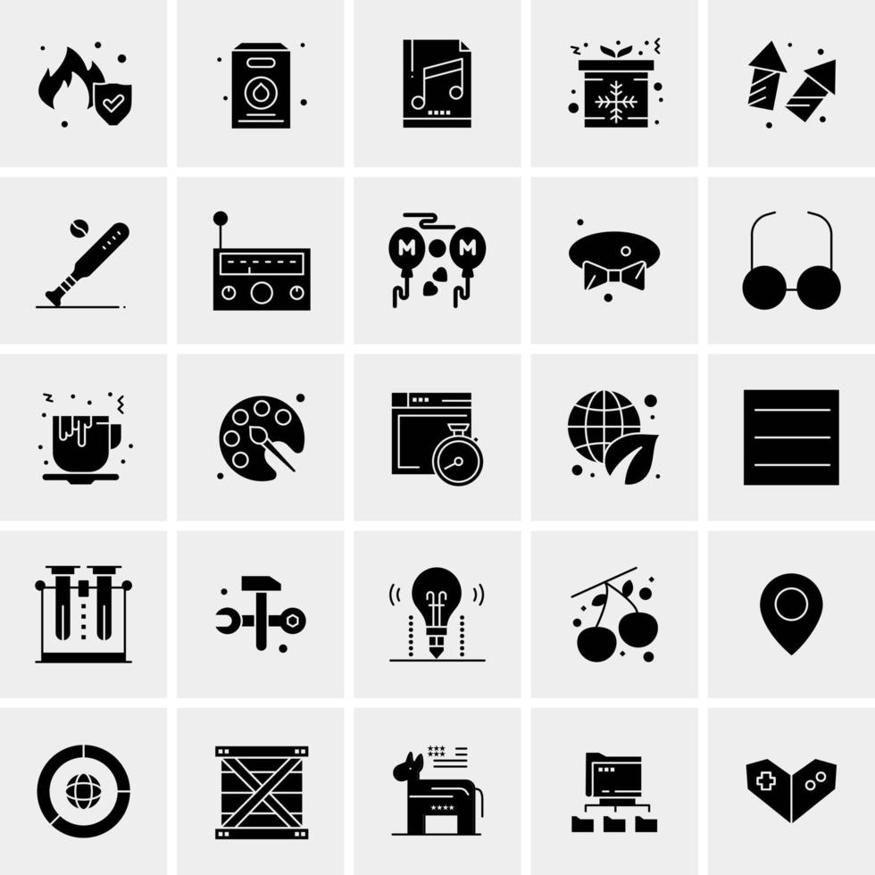 25 Universal Business Icons Vector Creative Icon Illustration to use in web and Mobile Related project