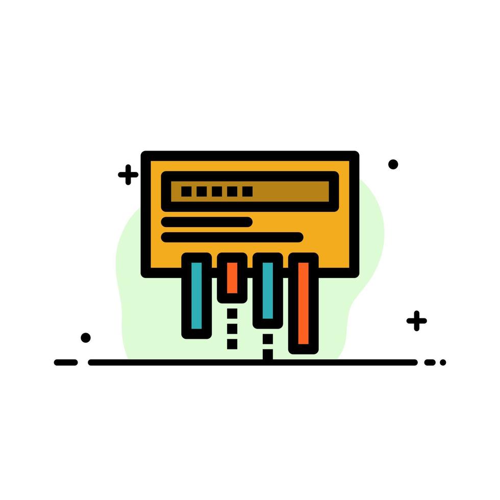 Receiver Router Wifi Radio  Business Flat Line Filled Icon Vector Banner Template
