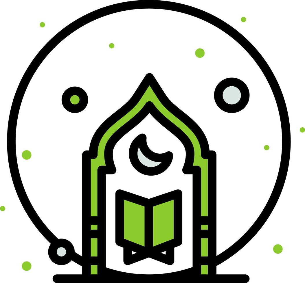 Ramadan icons Muslim islam prayer and ramadan kareem thin line icons set Modern flat style symbols isolated on white for infographics or web use vector