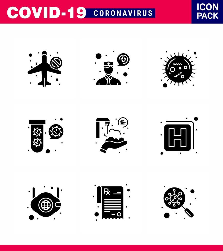 COVID19 corona virus contamination prevention Blue icon 25 pack such as virus fuild corona elucation virus viral coronavirus 2019nov disease Vector Design Elements