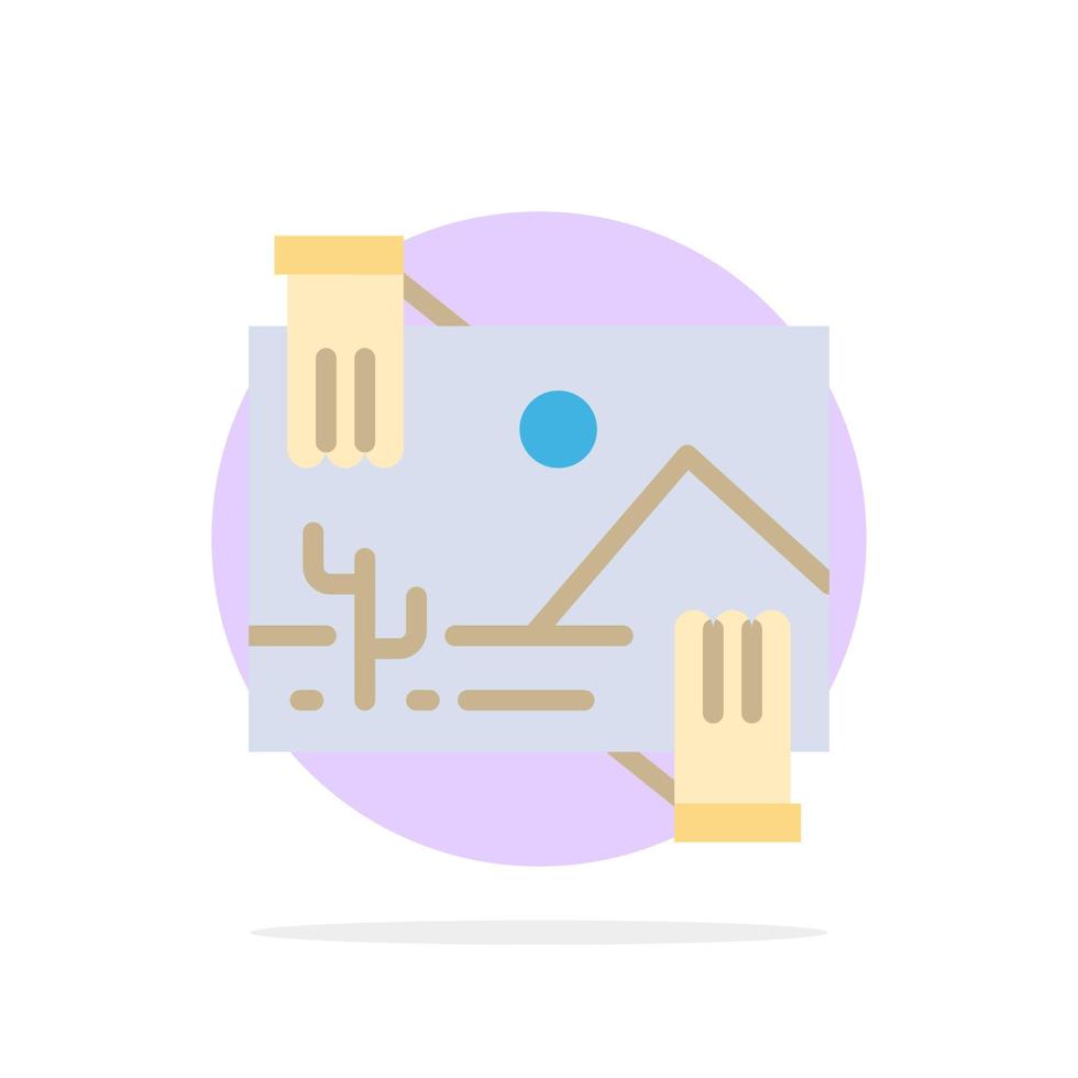 Contribution Distribution Dividend Image Photo Abstract Circle Background Flat color Icon vector