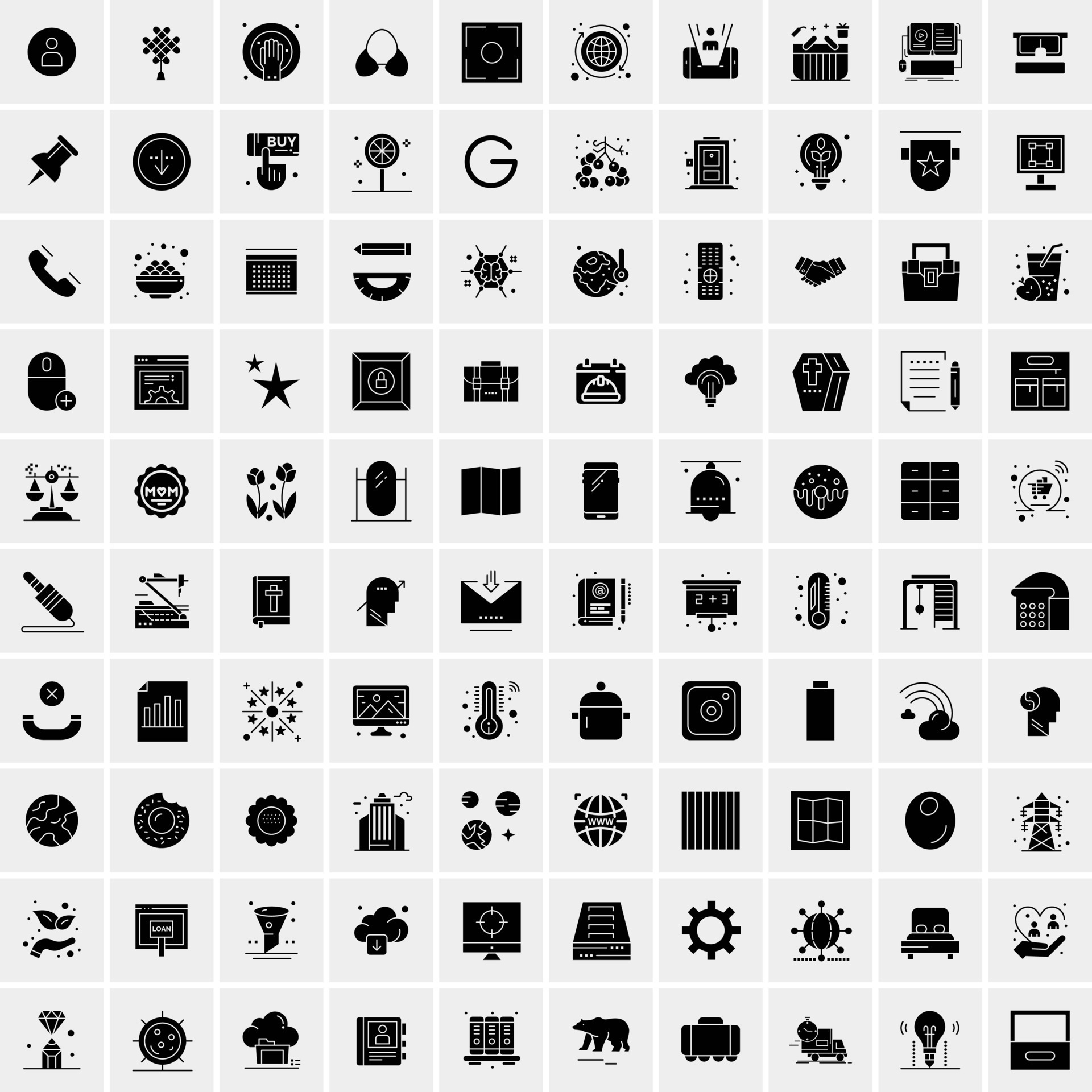 set-of-100-universal-icons-17970333-vector-art-at-vecteezy