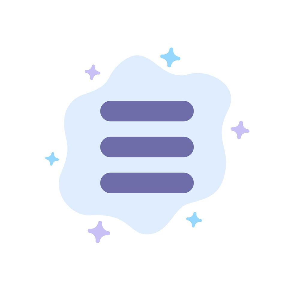 List Task Text Blue Icon on Abstract Cloud Background vector