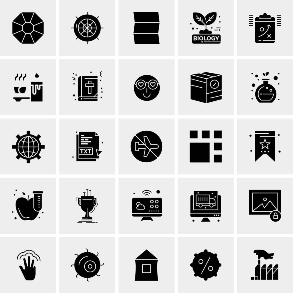 25 Universal Business Icons Vector Creative Icon Illustration to use in web and Mobile Related project