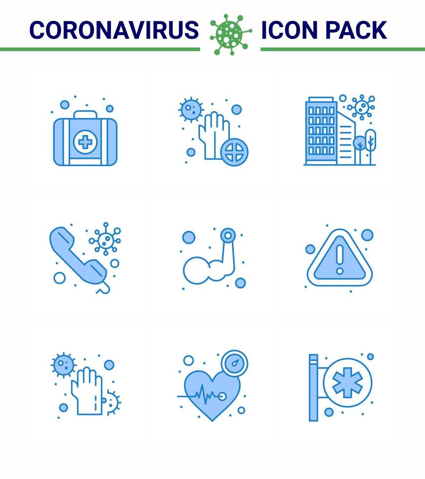 Coronavirus 2019nCoV Covid19 Prevention icon set on consult building call safety viral coronavirus 2019nov disease Vector Design Elements
