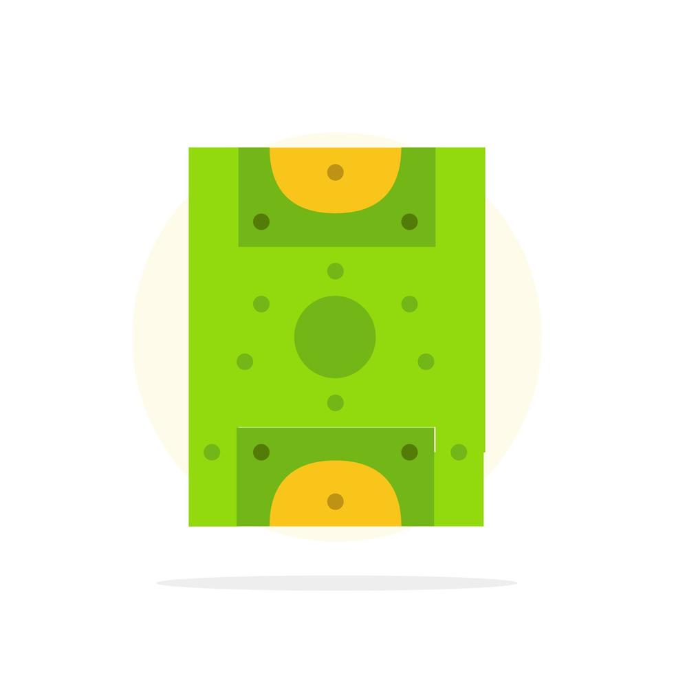 icono de color plano de fondo de círculo abstracto de campo de fútbol de juego de entretenimiento vector