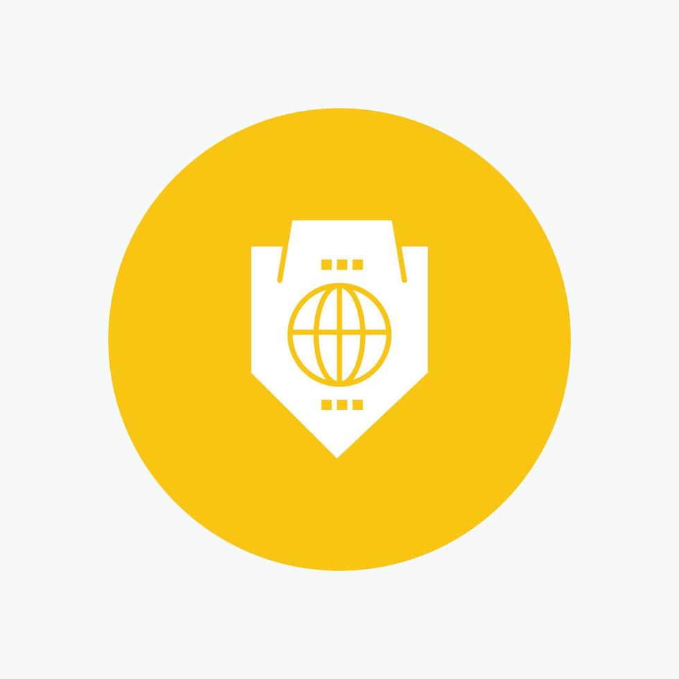 Access World Protection Globe Shield vector