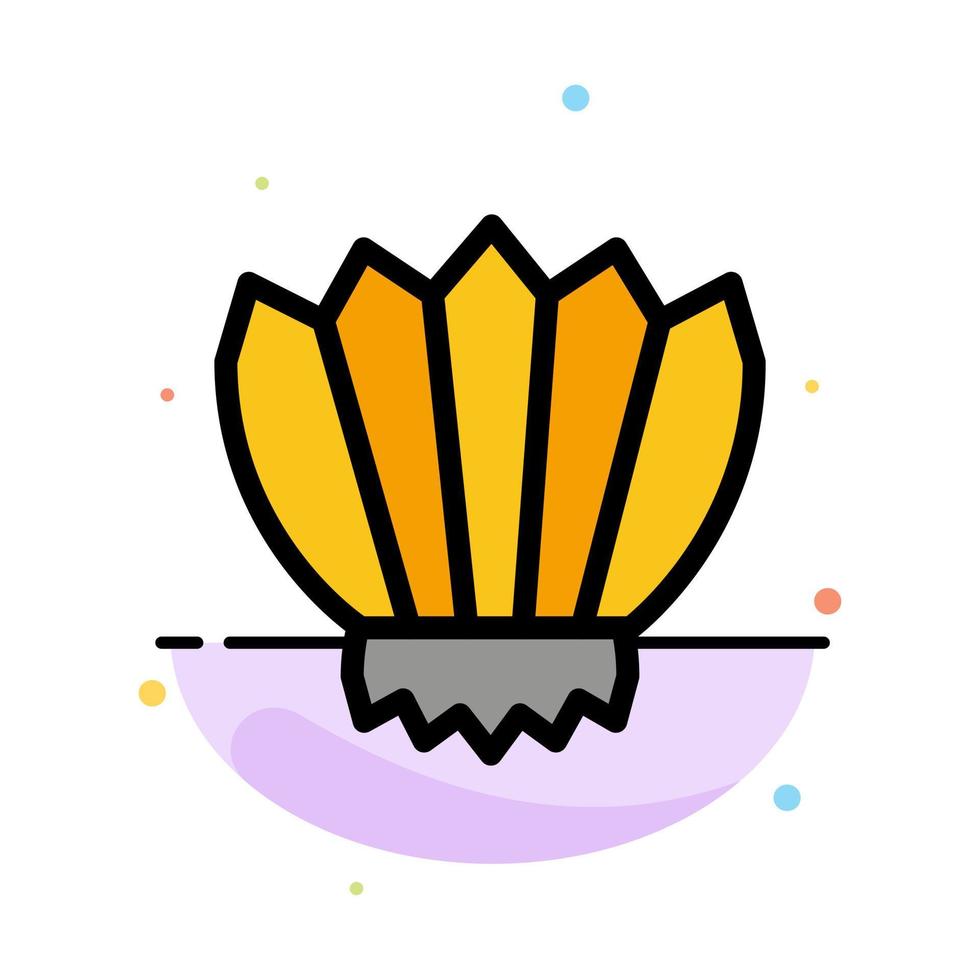 Diving Fins Flippers Ocean Outdoor Abstract Flat Color Icon Template vector