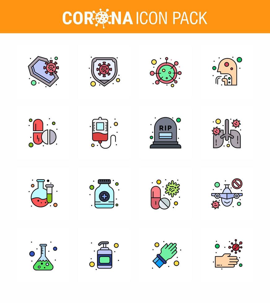 COVID19 corona virus contamination prevention Blue icon 25 pack such as people healthcare virus cough life viral coronavirus 2019nov disease Vector Design Elements