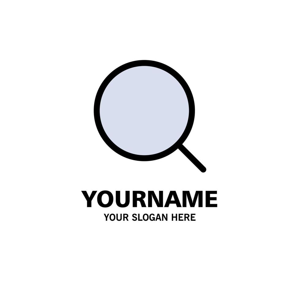 Search Magnify Tool Max Business Logo Template Flat Color vector