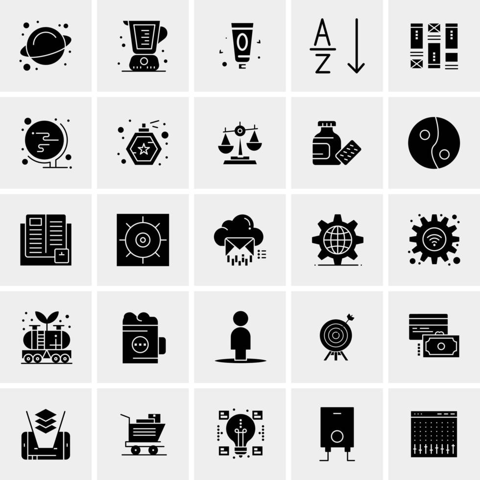 25 Universal Business Icons Vector Creative Icon Illustration to use in web and Mobile Related project