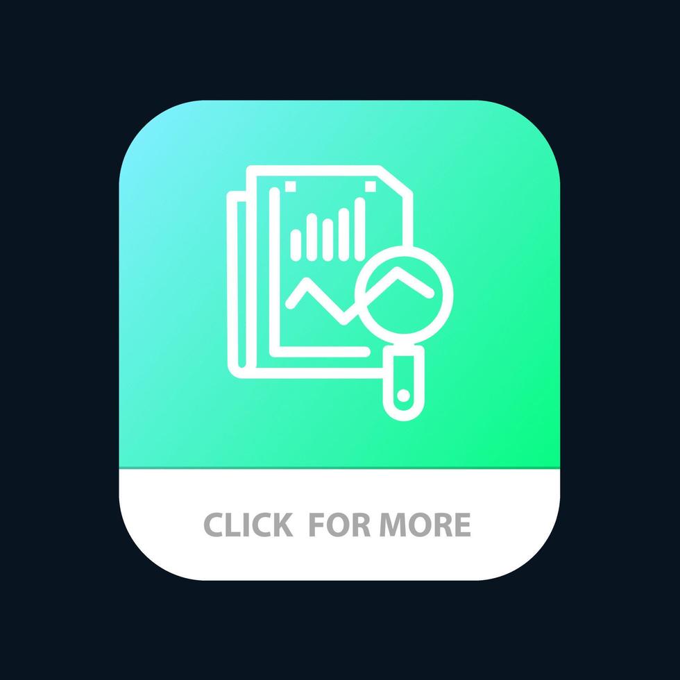File Static Search Computing Mobile App Button Android and IOS Line Version vector