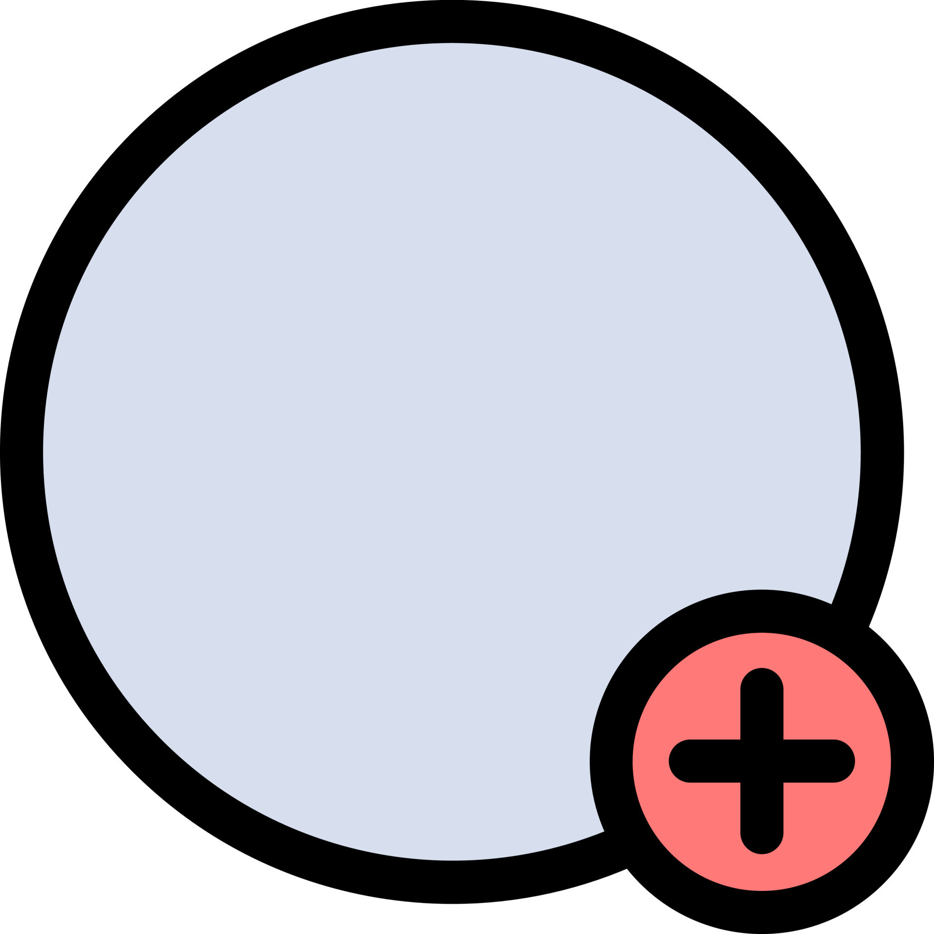 Basic Plus Sign Ui Flat Color Icon Vector icon banner Template 17975987 ...