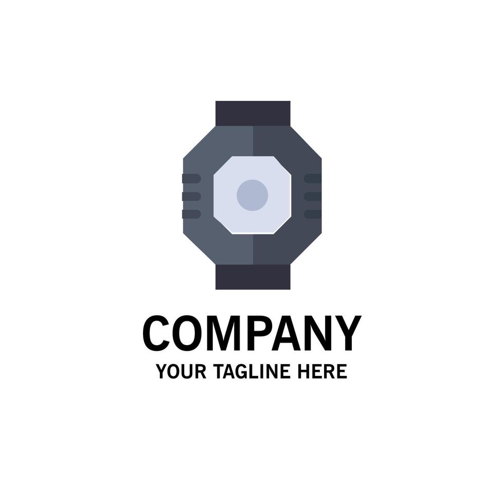 Airlock Capsule Component Module Pod Business Logo Template Flat Color vector