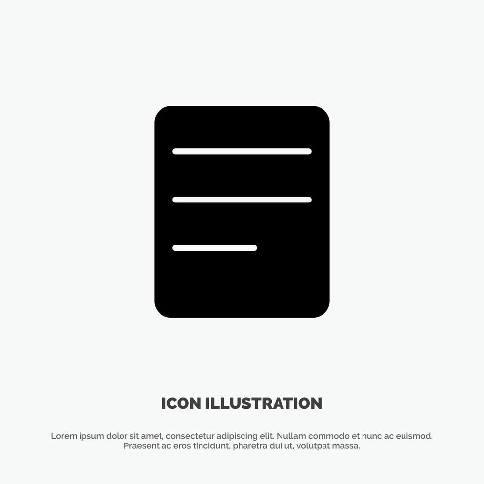 Twitter Text Chat solid Glyph Icon vector