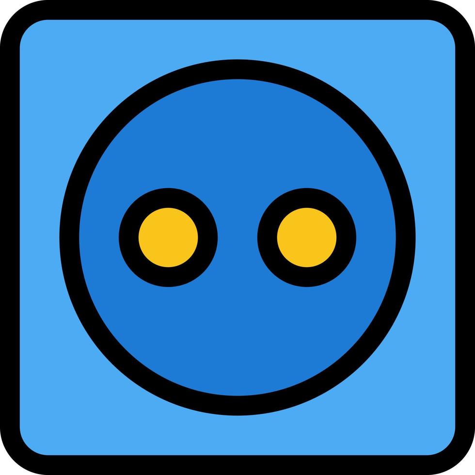 Plug Board Eco Energy Power  Flat Color Icon Vector icon banner Template