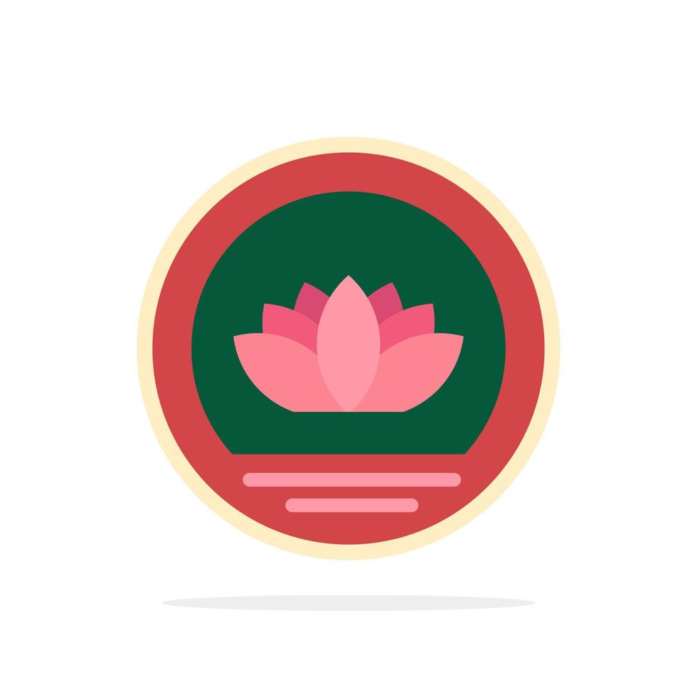 Bangladesh Bangladeshi Coin Coins Abstract Circle Background Flat color Icon vector