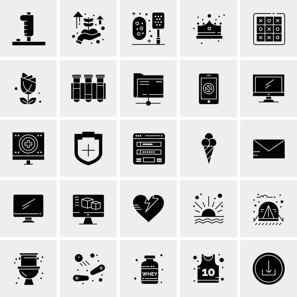 25 Universal Business Icons Vector Creative Icon Illustration to use in web and Mobile Related project