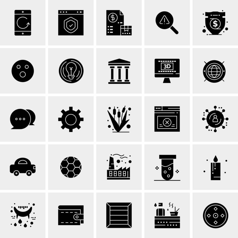 25 Universal Business Icons Vector Creative Icon Illustration to use in web and Mobile Related project