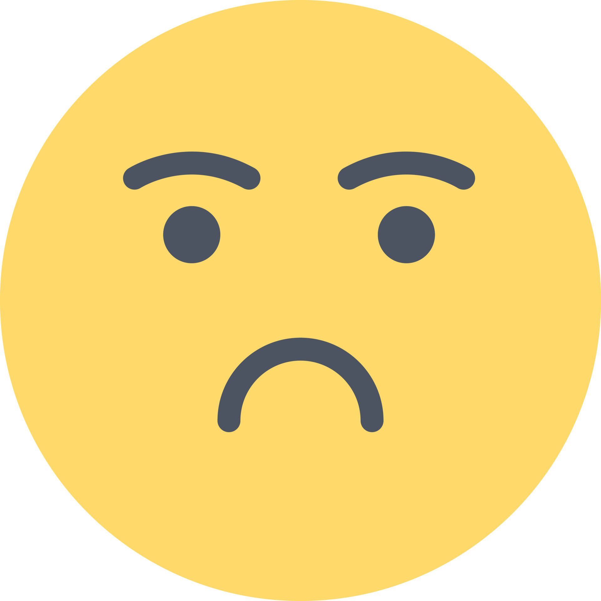 Emojis Emotion Feeling Sad Flat Color Icon Vector Icon Banner Template emojis-emotion-feeling-sad-flat-color-icon-vector-icon-banner-template