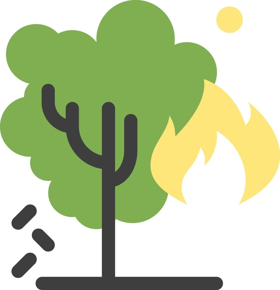 Energy Environment Green Pollution  Flat Color Icon Vector icon banner Template