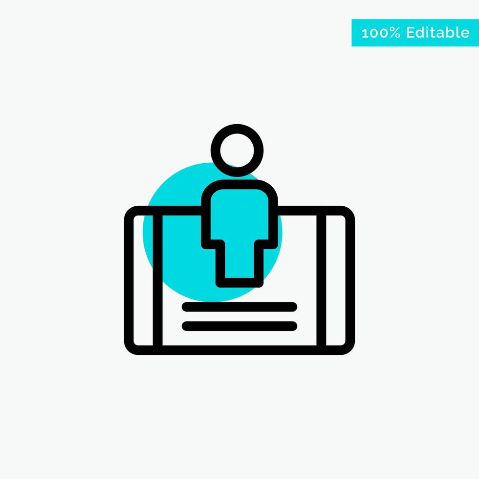 Customer Engagement Mobile Social turquoise highlight circle point Vector icon