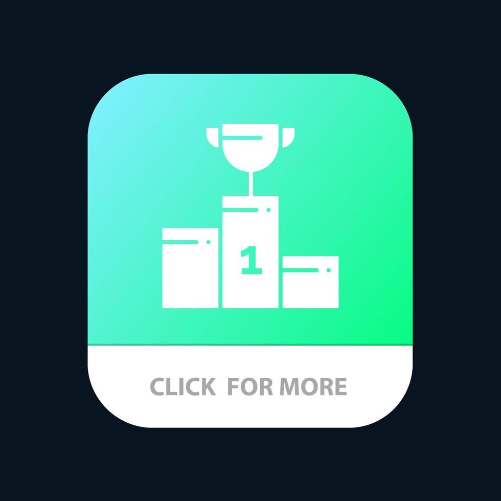 Bowl Ceremony Champion Cup Goblet Mobile App Button Android and IOS Glyph Version vector