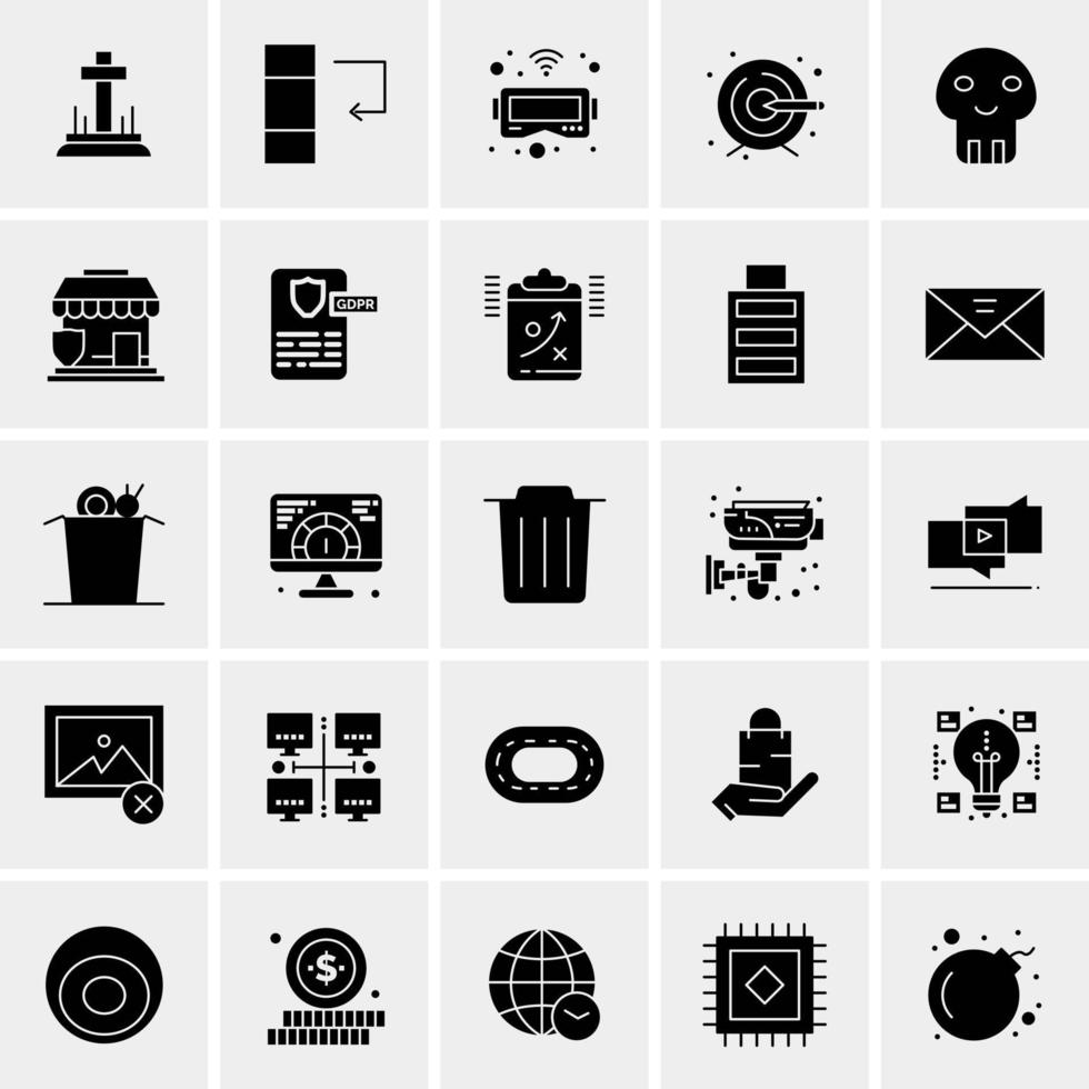 25 Universal Business Icons Vector Creative Icon Illustration to use in web and Mobile Related project