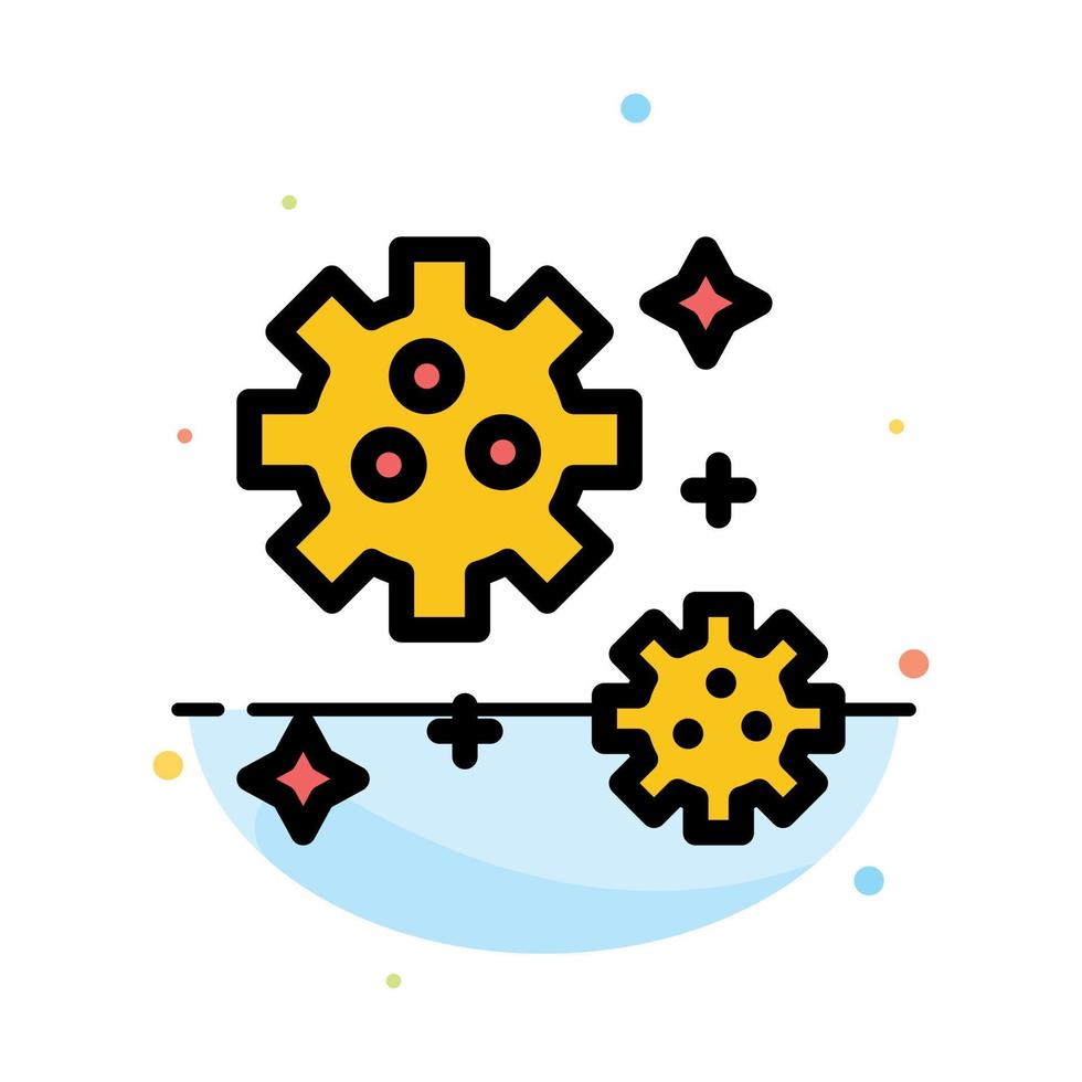 Astronaut Meteor Space Abstract Flat Color Icon Template vector