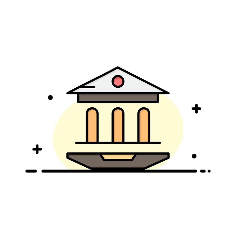 Internet School Web Education  Business Flat Line Filled Icon Vector Banner Template