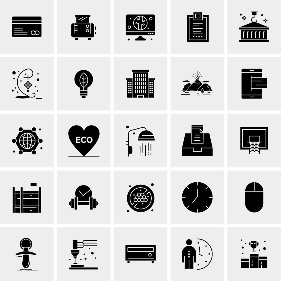 25 Universal Business Icons Vector Creative Icon Illustration to use in web and Mobile Related project