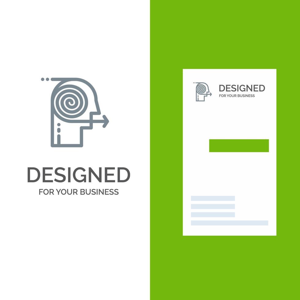 Focusing Solutions Business Effort Focus Focusing Grey Logo Design and Business Card Template vector