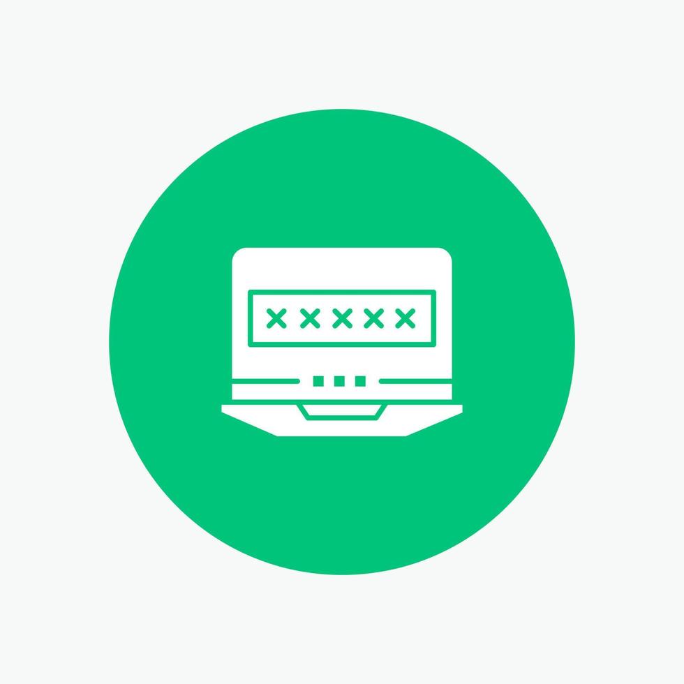 Laptop Computer Lock Security vector