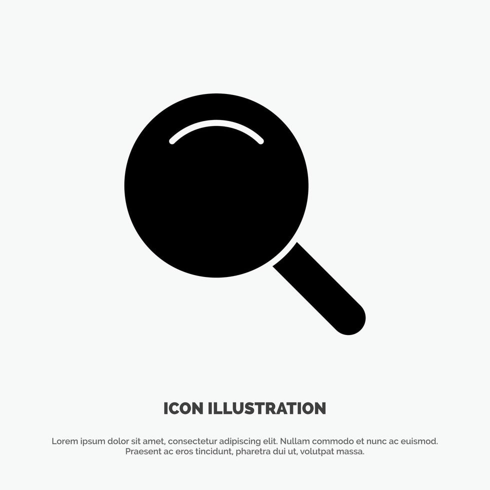 Expanded Search Ui solid Glyph Icon vector