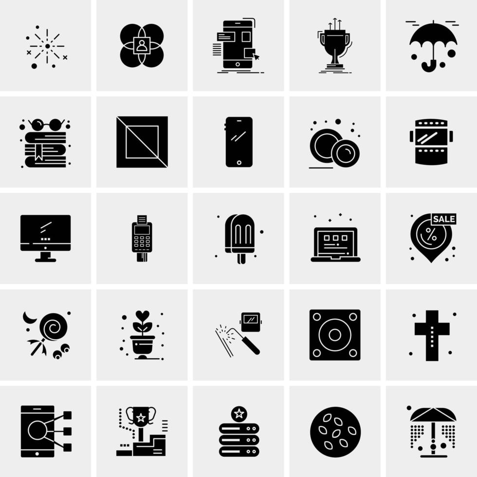 25 Universal Business Icons Vector Creative Icon Illustration to use in web and Mobile Related project