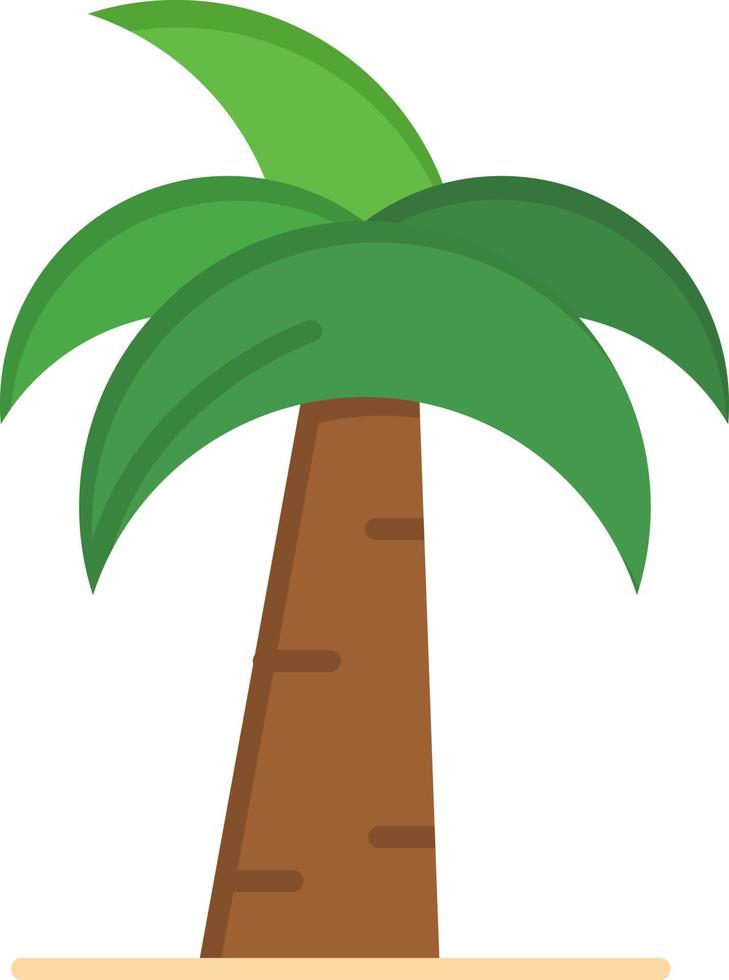 cultura global india indio palmera srilanka árbol color plano icono vector icono banner plantilla