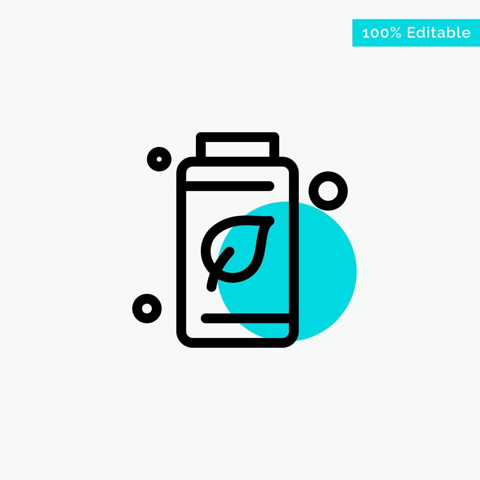 Bottle Green Tree Green turquoise highlight circle point Vector icon
