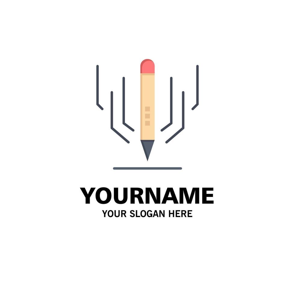 Digital Art Digital Art Education Business Logo Template Flat Color vector