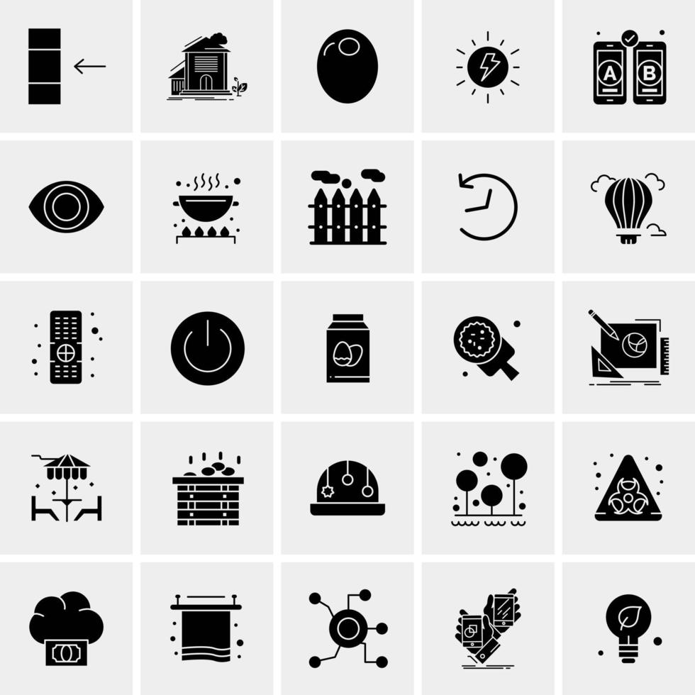 25 Universal Business Icons Vector Creative Icon Illustration to use in web and Mobile Related project