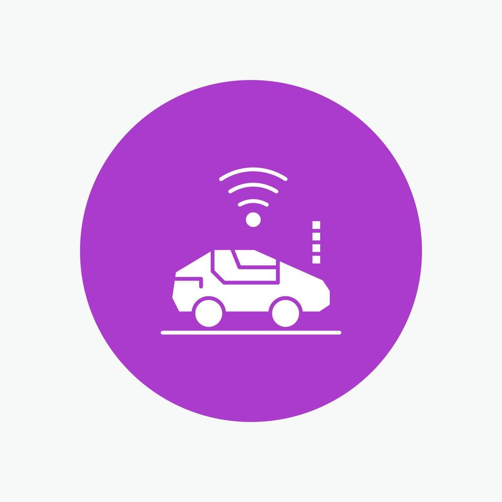 Auto Car Wifi Signal vector