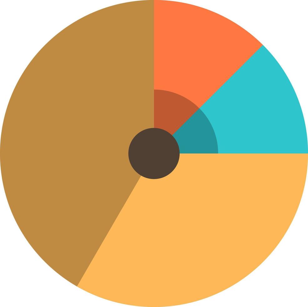pastel negocio gráfico diagrama finanzas gráfico estadísticas color plano icono vector icono banner plantilla