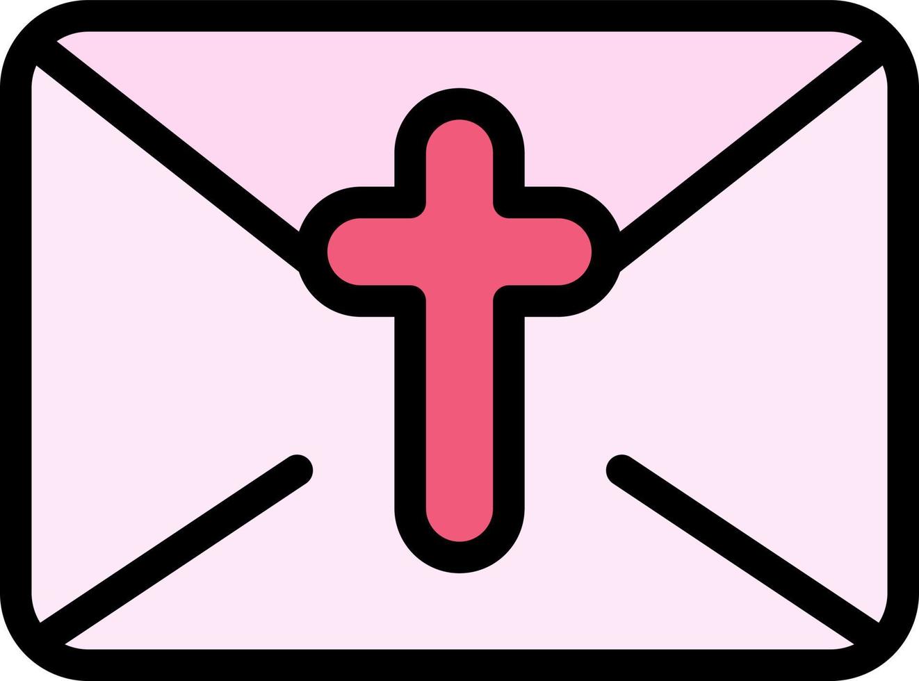 Massage Mail Holiday Easter  Flat Color Icon Vector icon banner Template