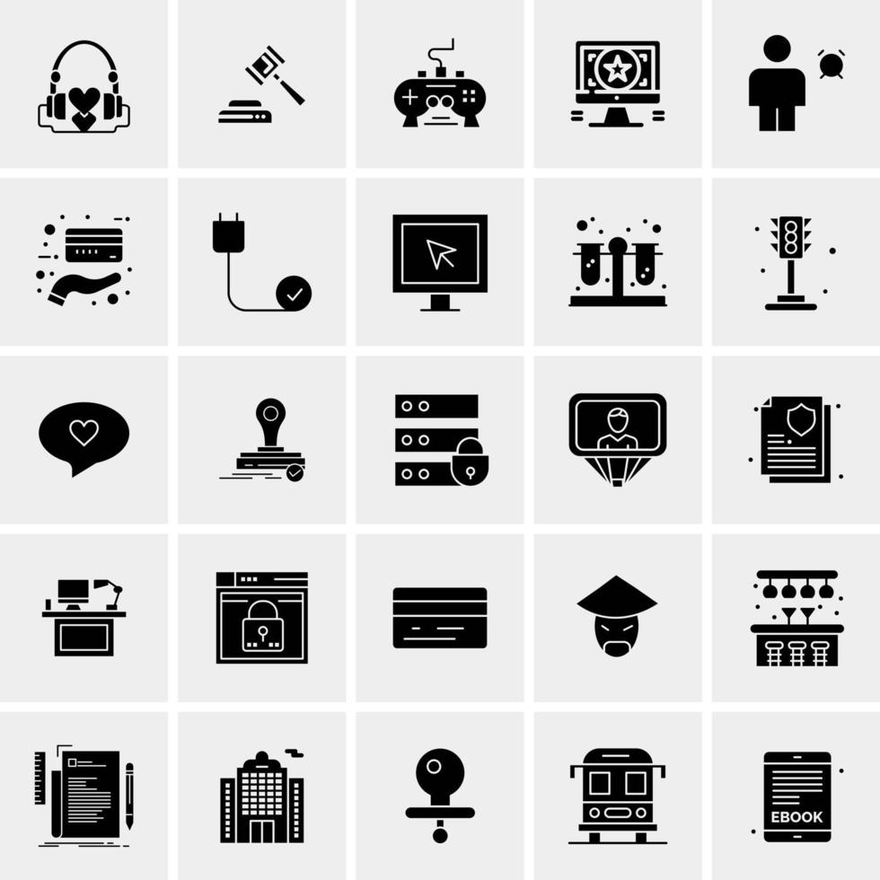 25 Universal Business Icons Vector Creative Icon Illustration to use in web and Mobile Related project