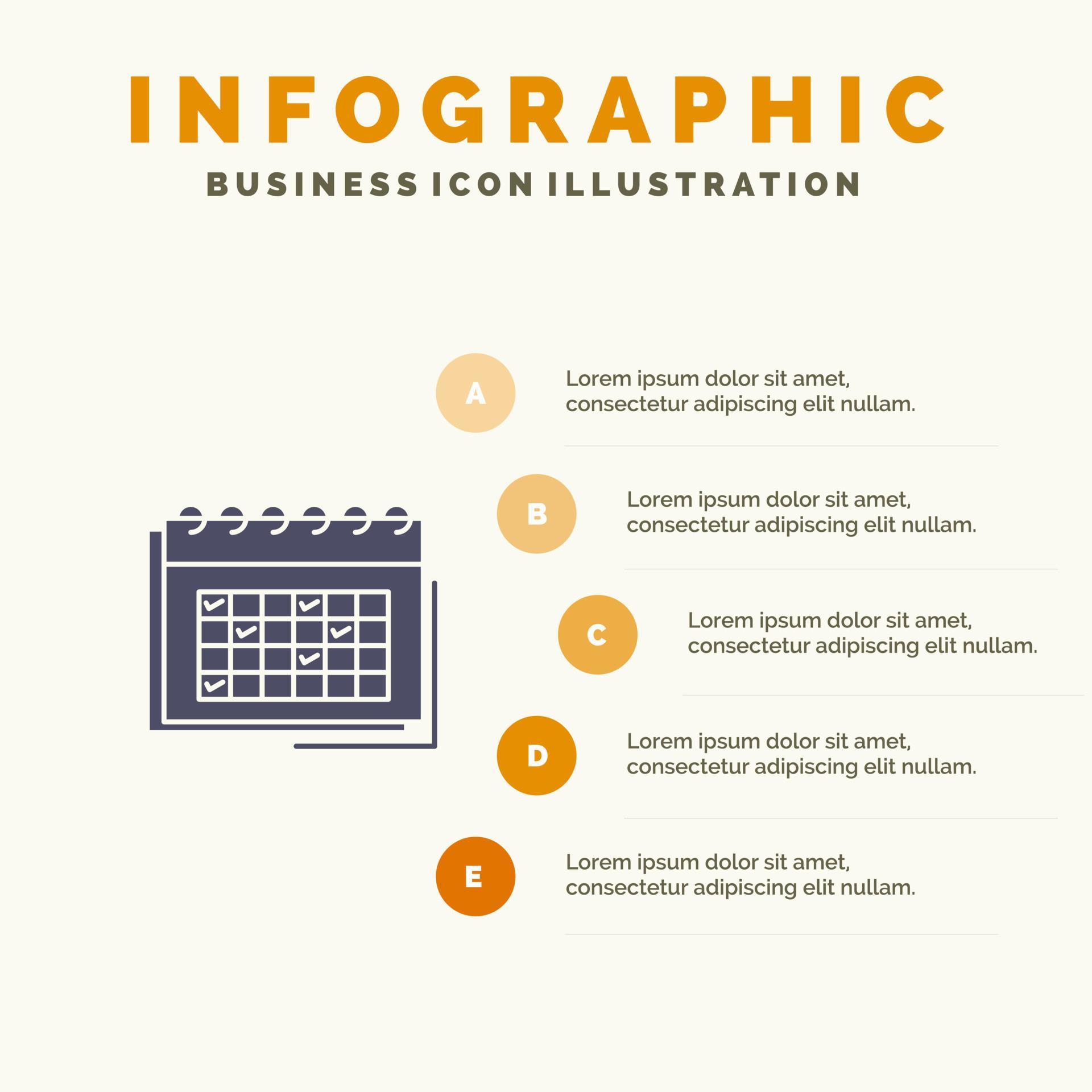 Calendar Business Date Event Planning Schedule Timetable Solid Icon