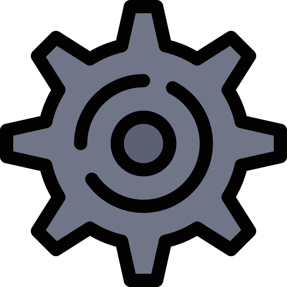 plantilla de banner de icono de vector de icono de color plano de configuración de equipo de internet