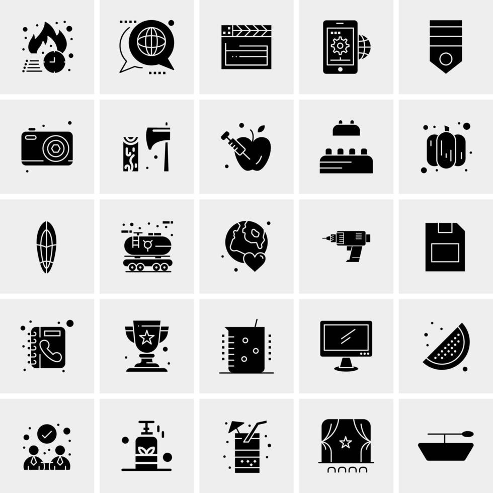 25 Universal Business Icons Vector Creative Icon Illustration to use in web and Mobile Related project