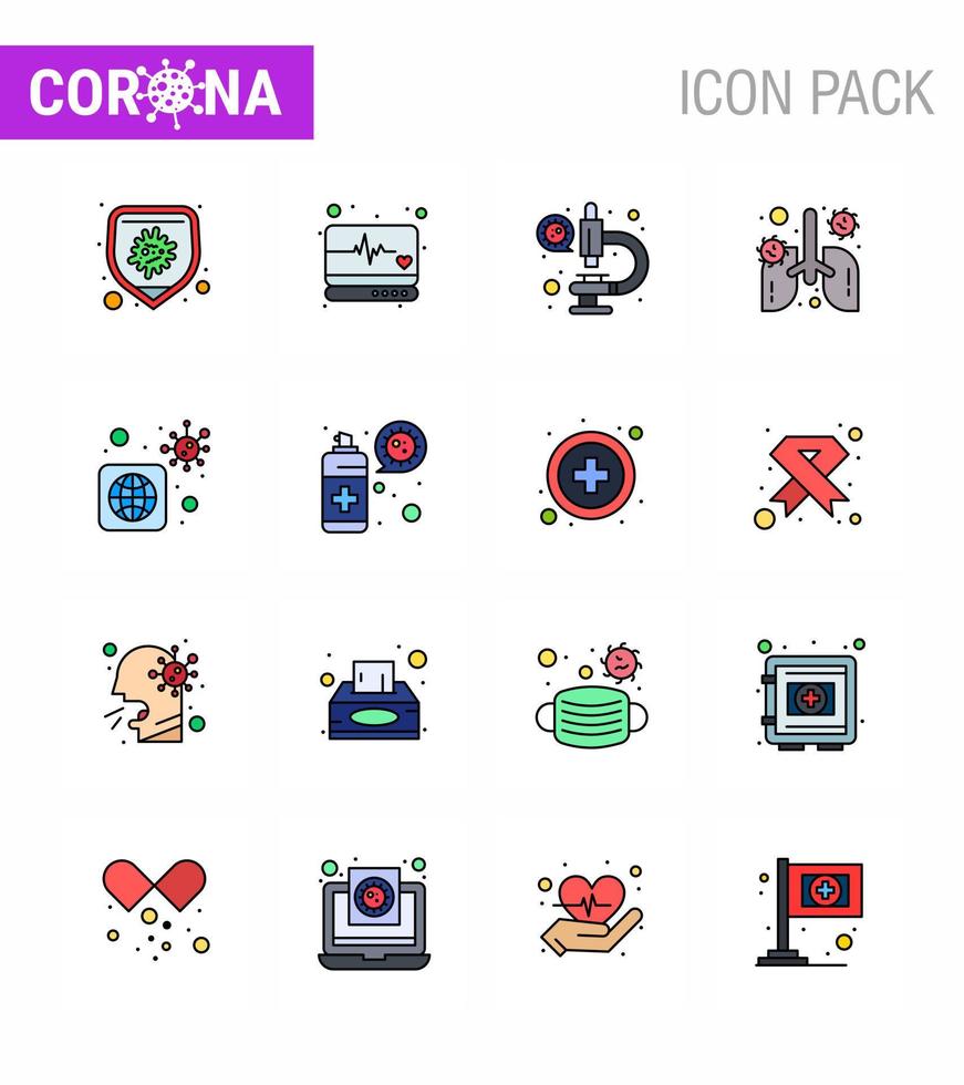 Simple Set of Covid19 Protection Blue 25 icon pack icon included worldwide organ coronavirus lung anatomy viral coronavirus 2019nov disease Vector Design Elements
