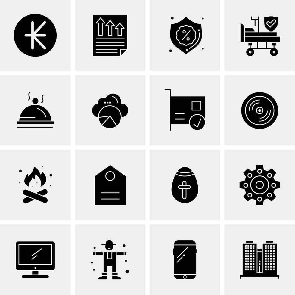 16 Business Universal Icons Vector Creative Icon Illustration to use in web and Mobile Related project