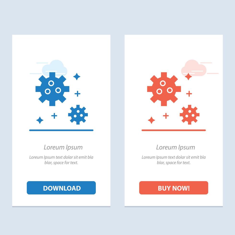 Astronaut Meteor Space  Blue and Red Download and Buy Now web Widget Card Template vector
